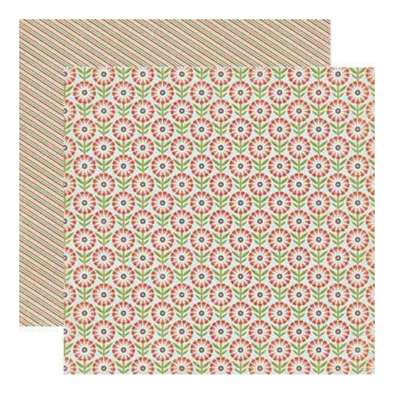 Echo Park - So Happy Together - Flower Bloom 12X12 Inch Double-Sided Paper (Pack Of 10)
