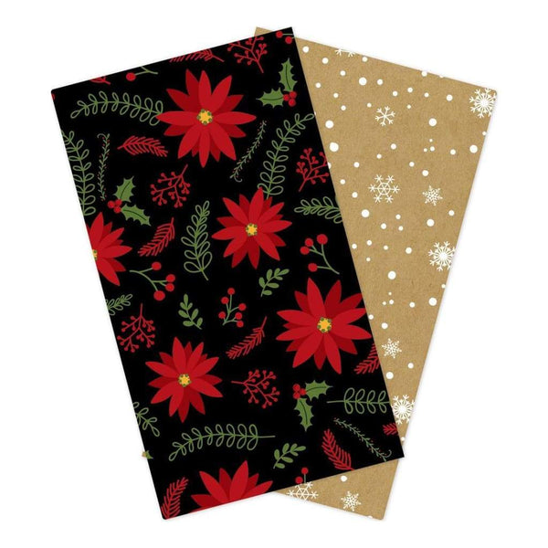 Echo Park Travelers Notebook Insert 4.5 inch X8.25 inch Celebrate Christmas Lined