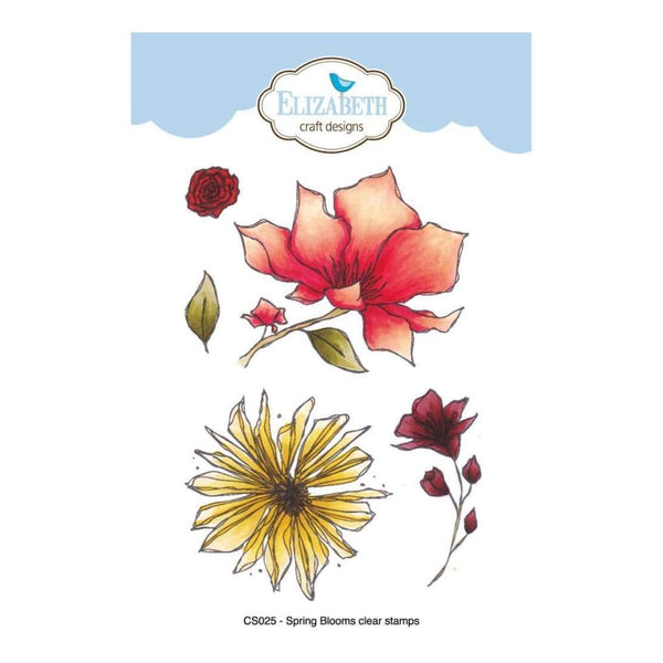 Elizabeth Craft Clear Stamps By Krista Designs Spring Blooms