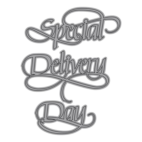 Elizabeth Craft Metal Die A Way With Words-Special Delivery Day - Elizabeth Craft Designs