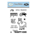 Elizabeth Crafts Clear Stamps 3Inchx4inch Cocoa Western