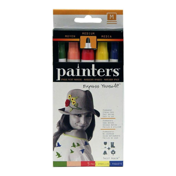 Elmers Painters Opaque Paint Markers 5 pack - Retro Twist - Medium Point