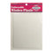 Embossable Window Plastic Sheets 4.25 inch X5.5 inch 20 pack Clear