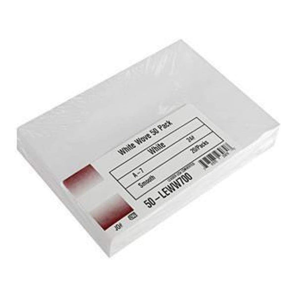Envelopes A7 (5.25X7.25) 50 Pack - White