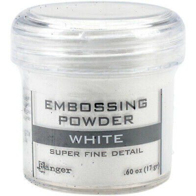 Ranger Super Fine Embossing Powder - White - .60 Oz Jar