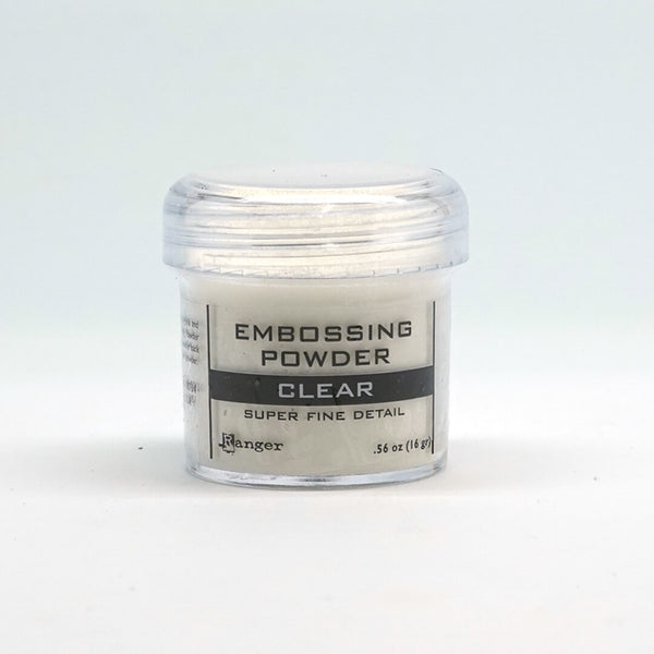Ranger Embossing Powder .56oz Jar - Super Fine Clear