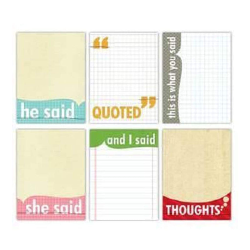 Everyday - Quotables - 3X4 Inch Note Tags