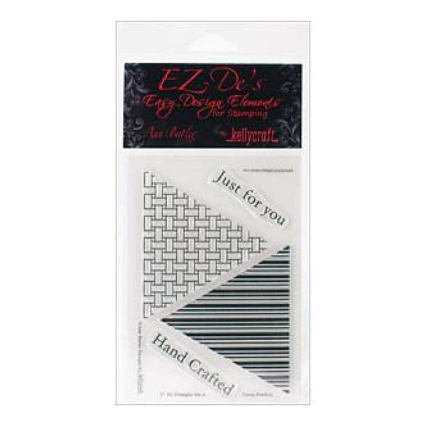 Ez-De's Clear Stamps 4X6 Sheet Tri Triangle Set A