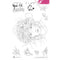 Pink Ink Designs Dragon‚Äö√Ñ√¥s Dance A5 Clear Stamp*