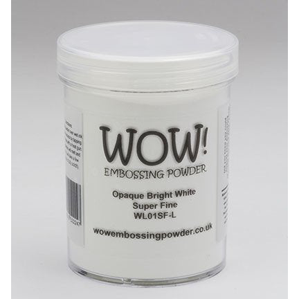 WOW! Embossing Powder 160ml - Opaque Bright White Superfine