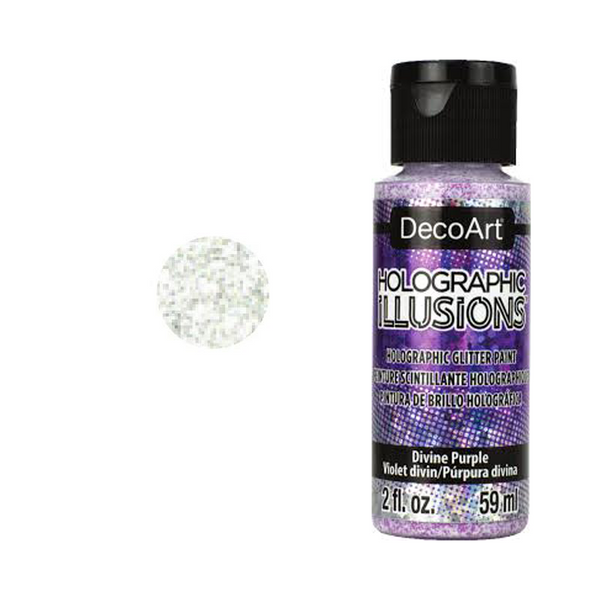DecoArt Holographic Illusions Paint 2oz - Crystal Ball