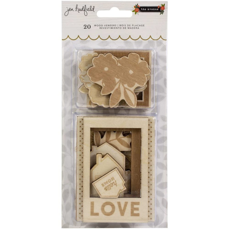 Pebbles Jen Hadfield - The Avenue Wood Veneers 20 pack*