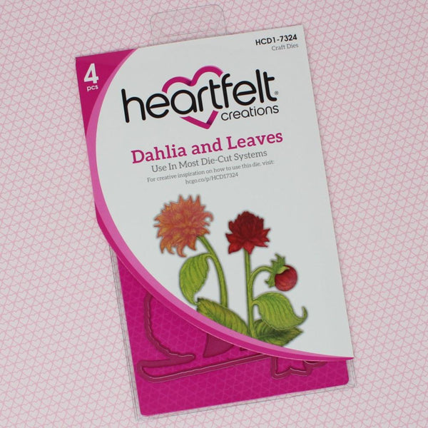 Heartfelt Creations Cut & Emboss Dies - Dahlia & Leaves*