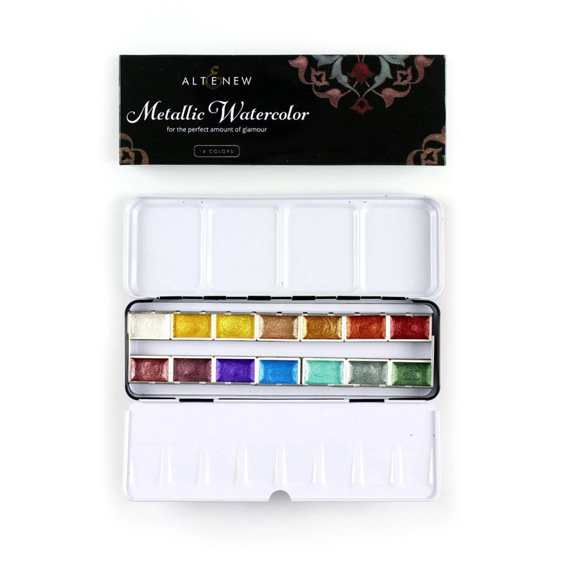 Altenew Metallic Watercolours 14 Pan Set