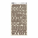 Fancy Pants - Large Alpha Stickers - Grey