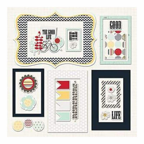 Fancy Pants - The Good Life - Layered Chipboard Frames