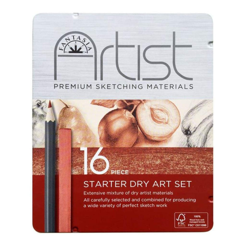 Fantasia Dry Art Starter Tin 16 pieces