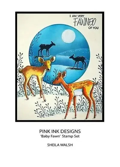 Pink Ink Designs 6"x 8" Clear Stamp Set - Fawn*