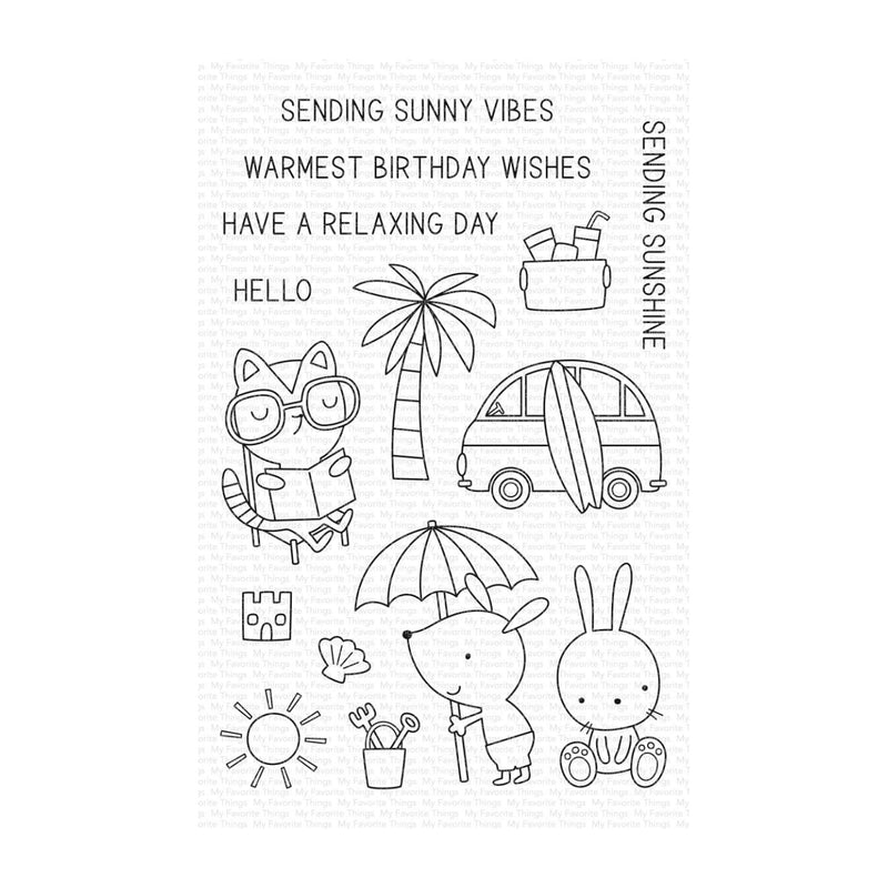 My Favorite Things Clear Stamps 4in x 8in - Sunny Vibes*