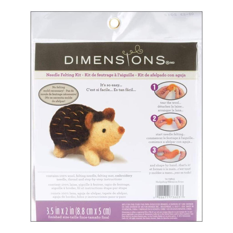 Feltworks Needle Felting Kit Hedgehog*