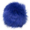Pepperell - Faux Fur Pom With Loop - Royal