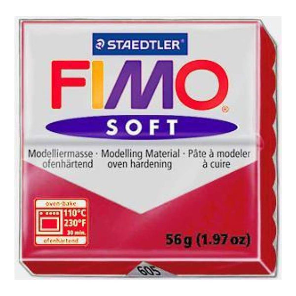 Fimo Soft Polymer Clay 2 Ounces - Indian Red