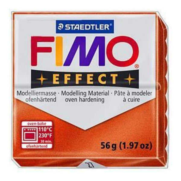 Fimo Soft Polymer Clay 2 Ounces - Metallic Copper