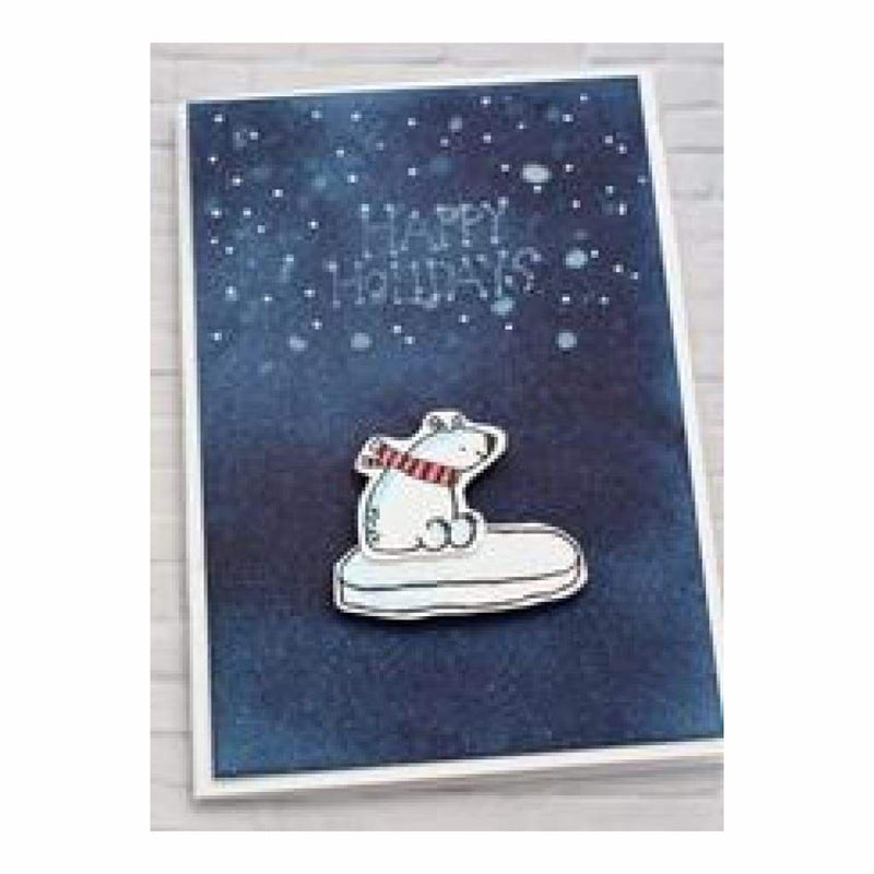 Flora & Fauna Clear Stamps 4 inch X6 inch Artic Starry Night*