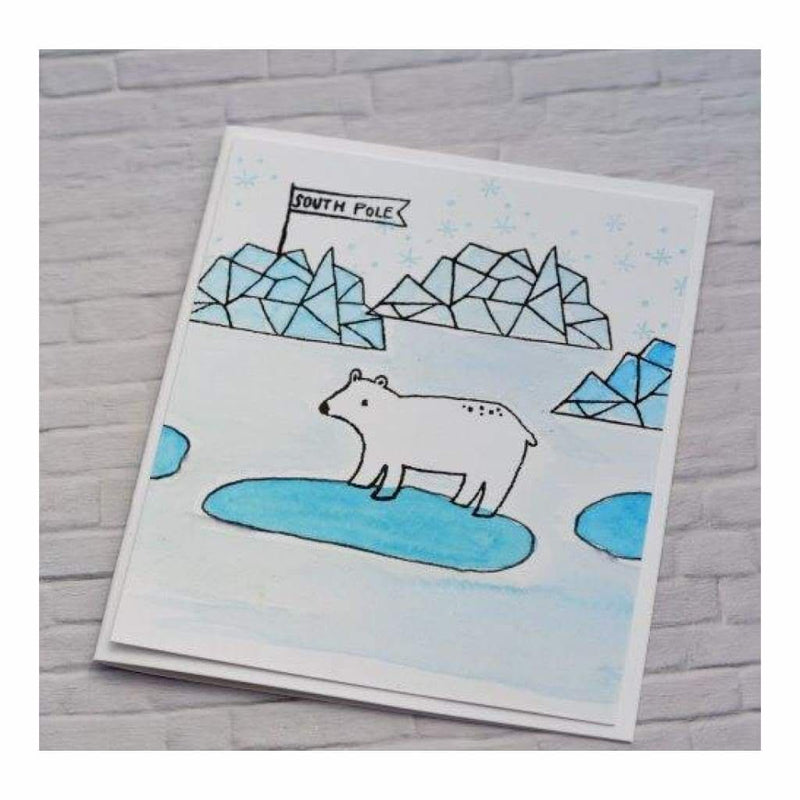 Flora & Fauna Clear Stamps 4 inch X6 inch Artic Starry Night*
