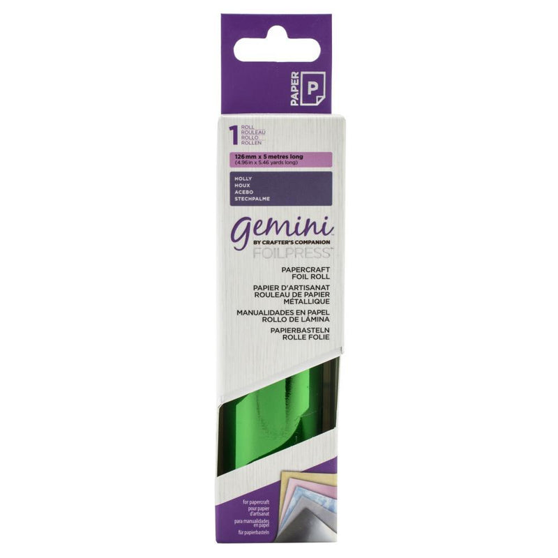 Gemini FoilPress Papercraft Foil Roll - Holly