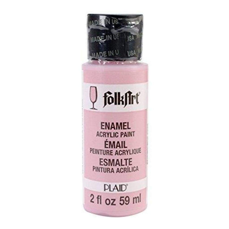 FolkArt Enamel Paint 2oz - Baby Pink