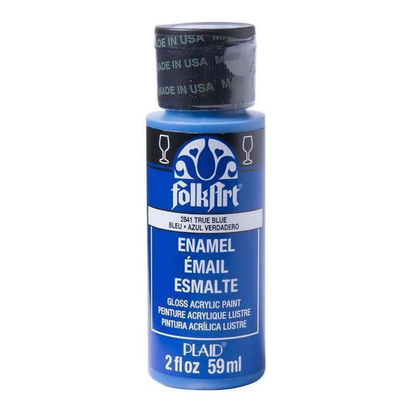 FolkArt Enamel Paint 2oz True Blue