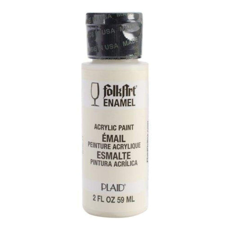 FolkArt Enamel Paint 2oz - Warm White