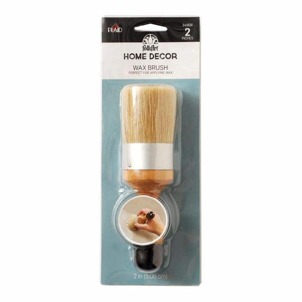 FolkArt Home Decor Wax Brush 2 inch Width