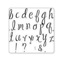 Fontwerks - Unmounted MA Sexy Lowercase Medium. Sheet Size 95X139mm