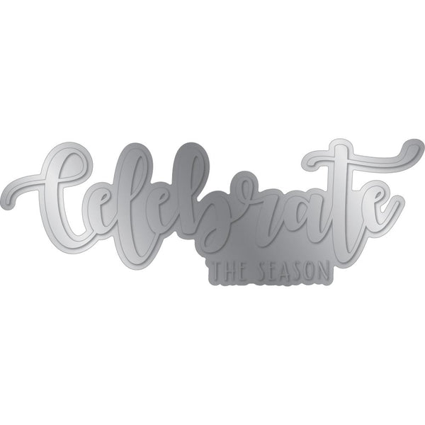 Crafter's Companion - Gemini Foilpress Stamp Die Expressions - Celebrate The Season