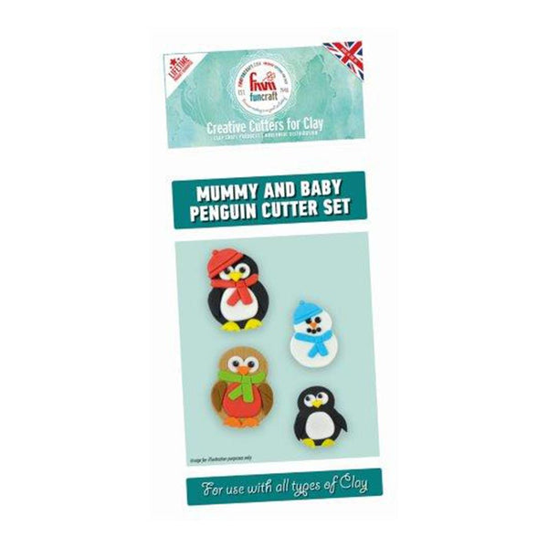 Creative Expressions - FMM Funcraft Cutters - Mummy & Baby Penguin Set