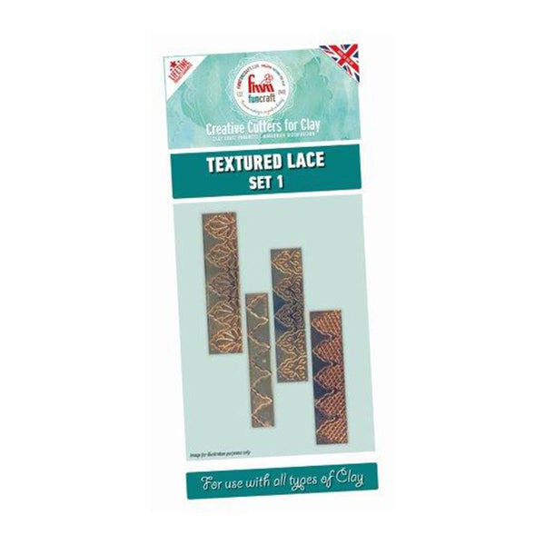 Creative Expressions - FMM Funcraft Cutters - Textured Lace Set 1