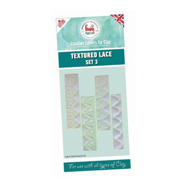Creative Expressions - FMM Funcraft Cutters - Textured Lace Set 3