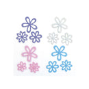 Queen & Co - Felt Frenzy Self-Adhesive Flowers 24 per pack - Pastel