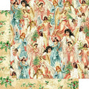 Graphic 45 - Joy To The World Double-Sided Cardstock 12 inch X12 inch  - Heavenly Choir