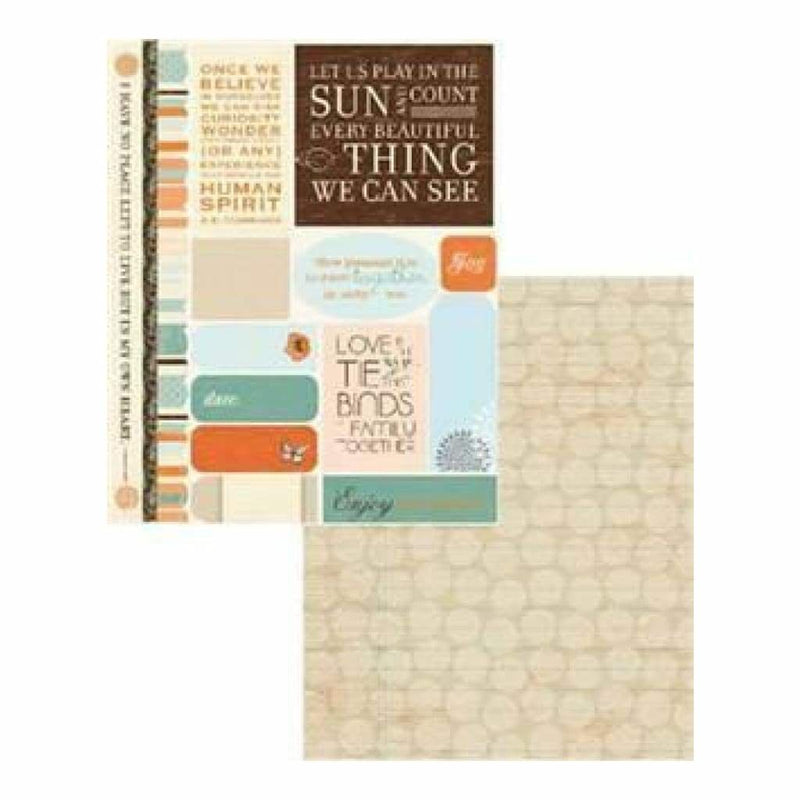 Gathering - Tabloids D/Sided Die-Cut Cardstock Journalling Elements And