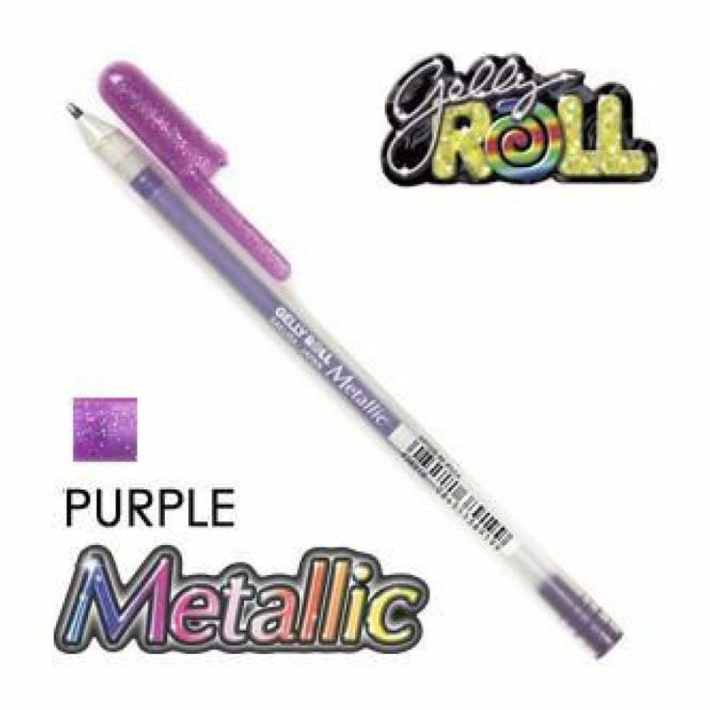 Gelly Roll Pens Metallic Purple