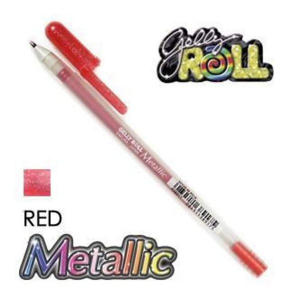 Gelly Roll Pens Metallic Red