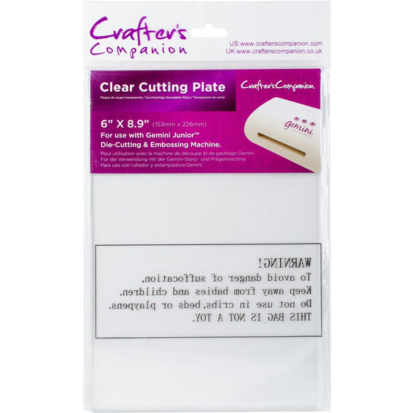 Crafter's Companion Gemini Junior^ Clear Cutting Plate 6in x 9in^