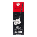 General Pencil - Paper Wrapped China Marker White