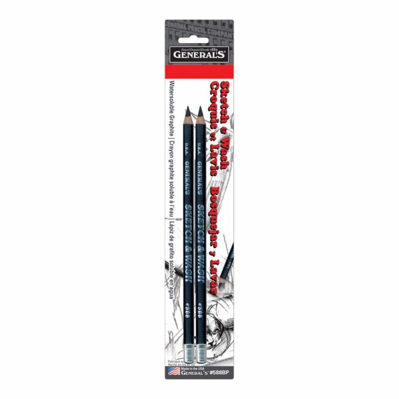 General Pencil - Sketch & Wash Pencils 2 pack