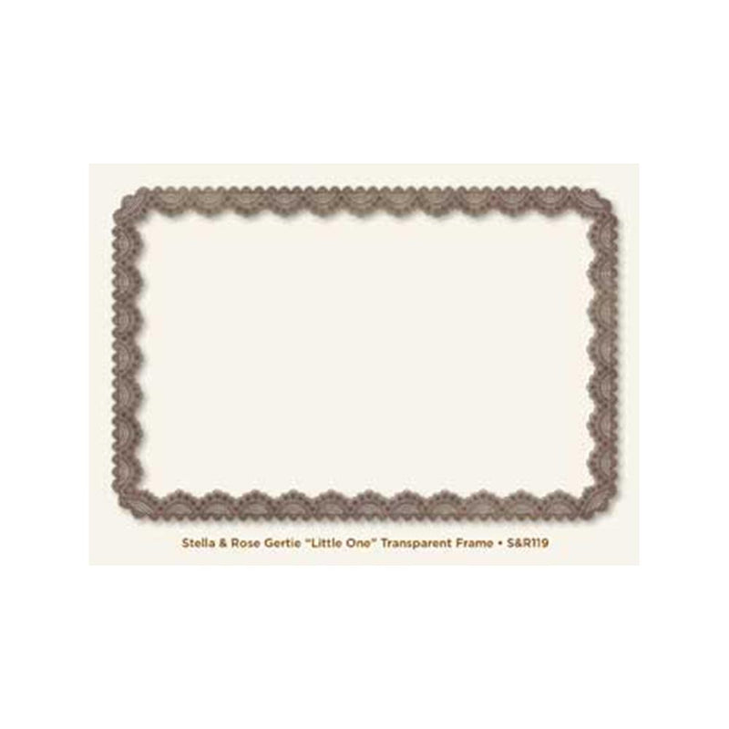 My Minds Eye - Stella & Rose Gertie Frame - Transparent Little One