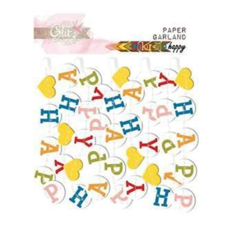 Glitz Designs - Colour Me Happy - Paper Garland