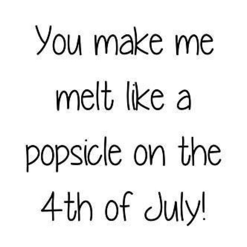 Gourmet Rubber Stamps Cling Stamps 2.75X4.75 You Make Me Melt Like A Popsicle